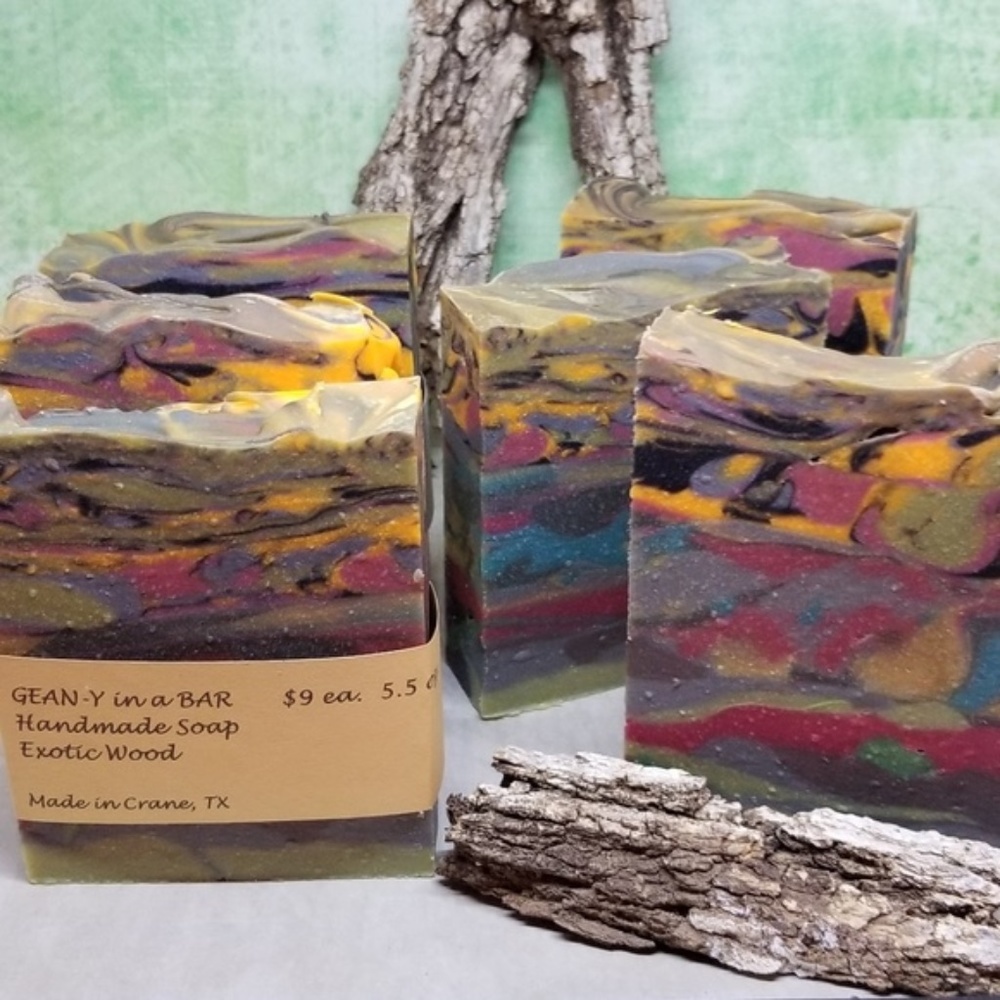 Exotic Woods-  Handmade Soap - Homemade